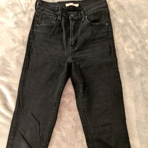 Levi's Faded Black Mile Super Skinny